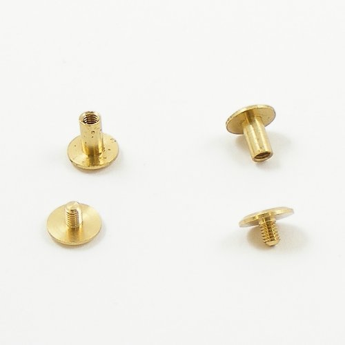 Replacement Belt Rivets / Screw Rivets - 2 Pack