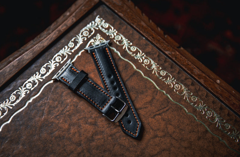 Hand crafted leather Apple Watch Strap
