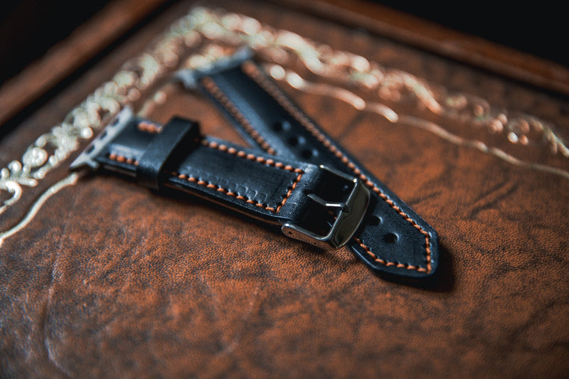 Hand crafted leather Apple Watch Strap