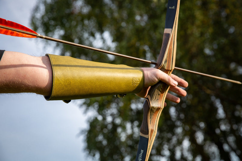 Bespoke Leather Archery Arm Guard