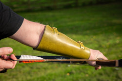 Bespoke Leather Archery Bracer