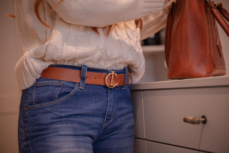 CL Belt in Softy Tan Leather