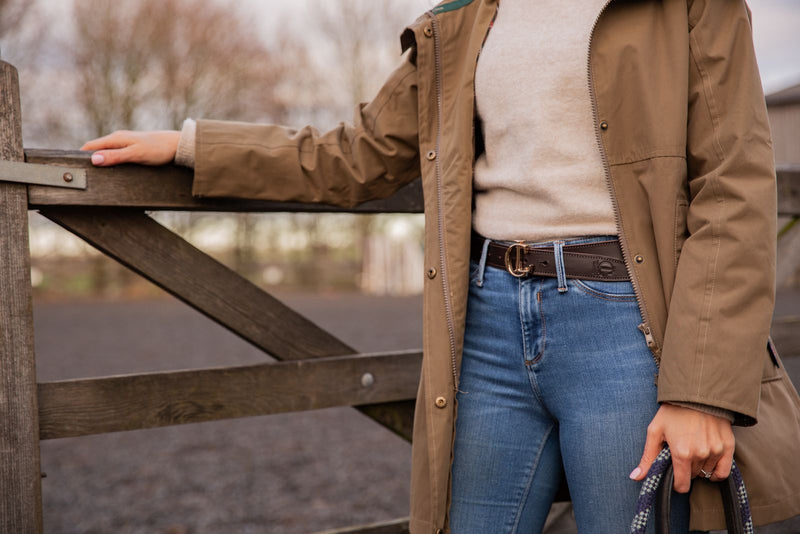 Brown Handcrafted Ladies CL Leather Belt